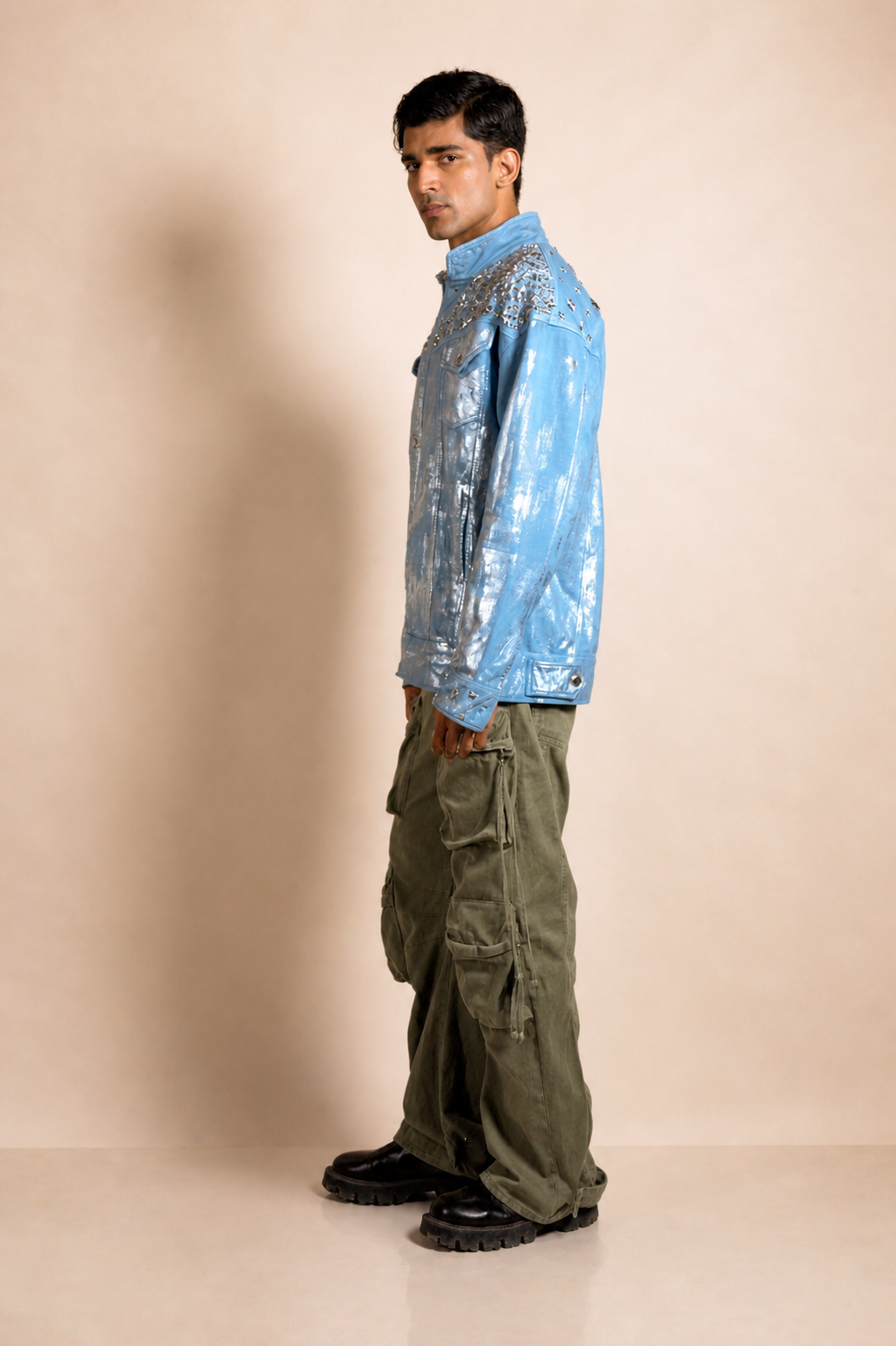 Starfall - The Foil Wash Hand-embroidered Jacket
