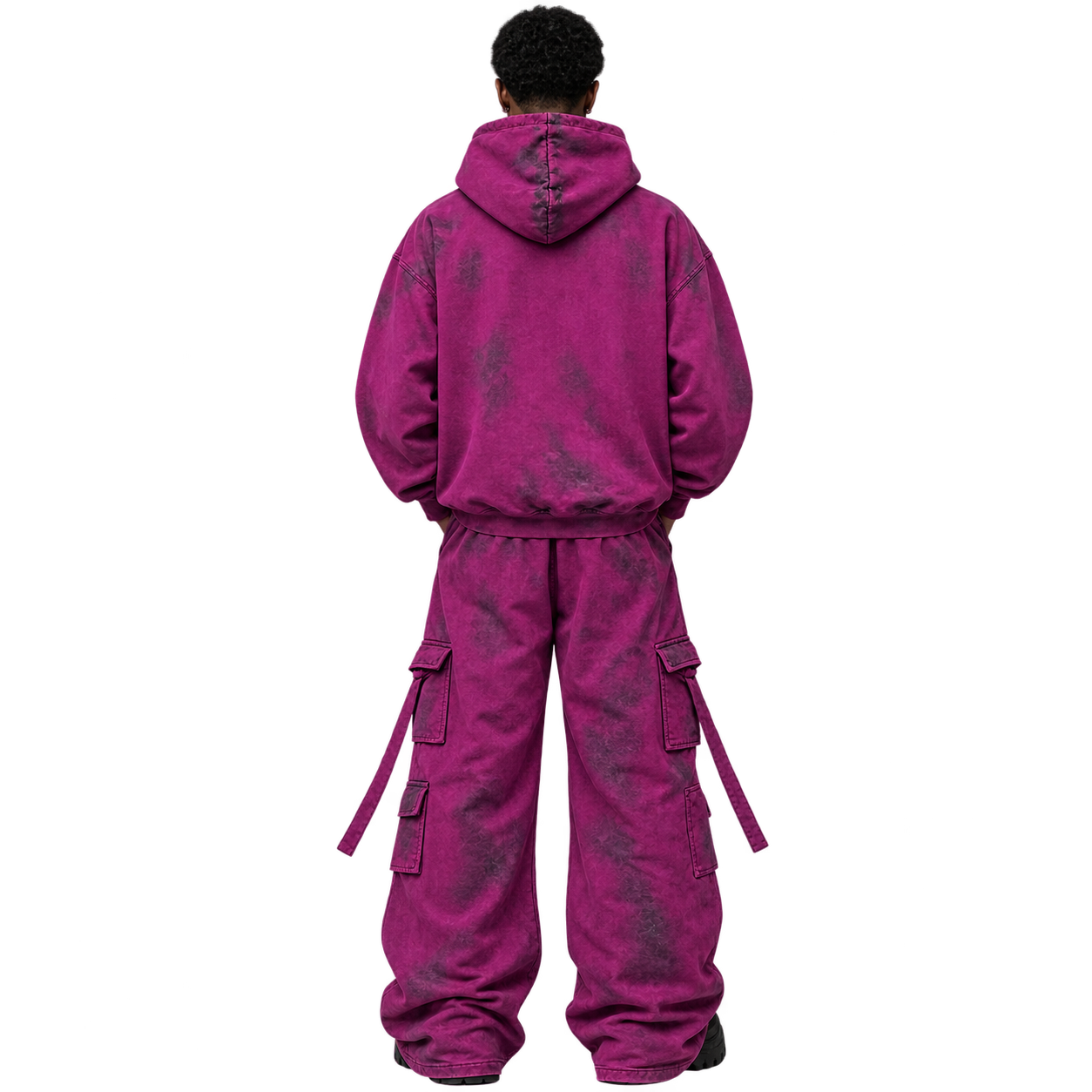 Back Away To Culture Foil Washed Hoodie