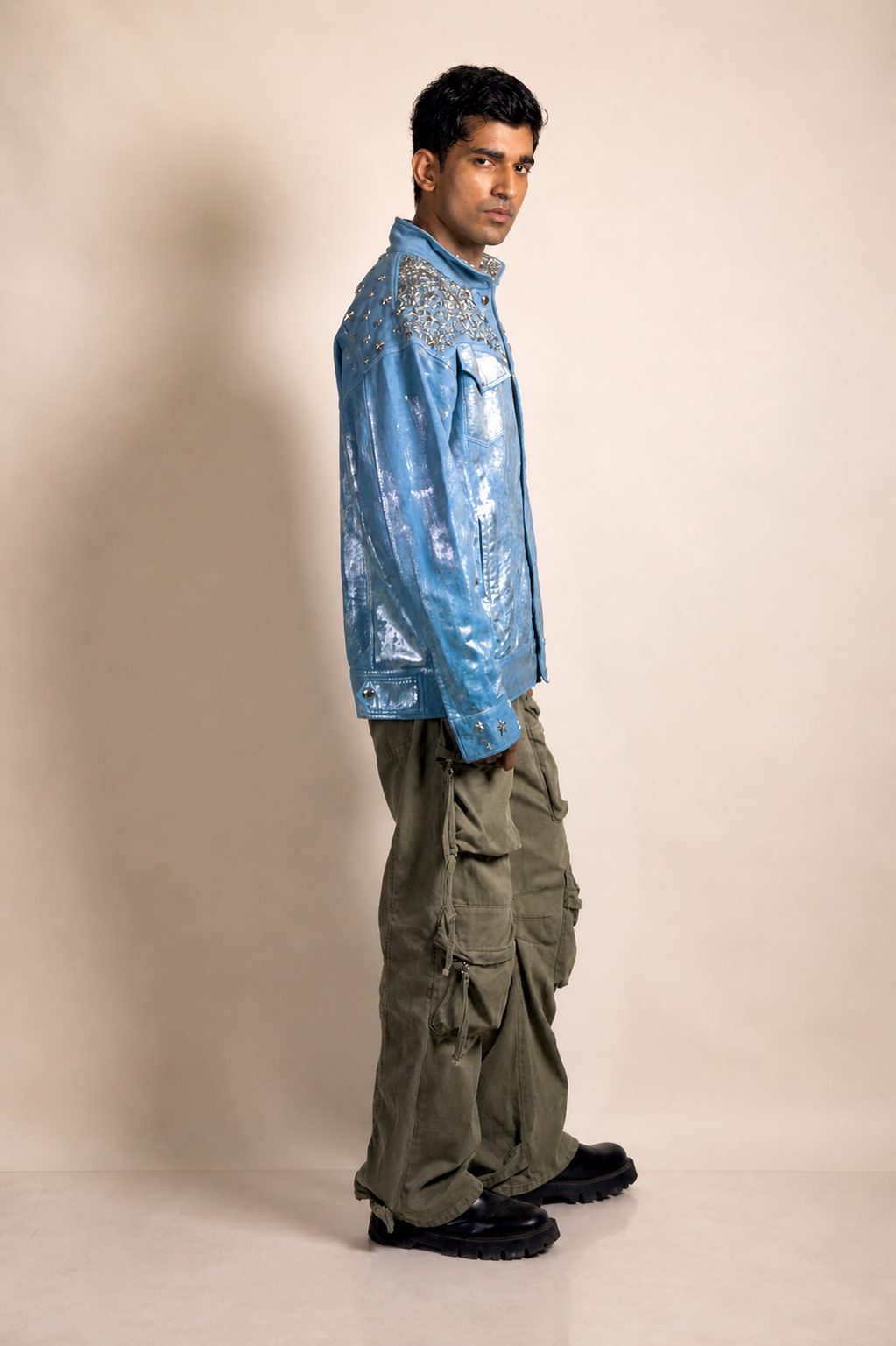 Starfall - The Foil Wash Hand-embroidered Jacket