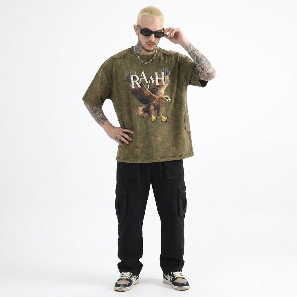 Drop 03 - Olive SkyHunt T-Shirt