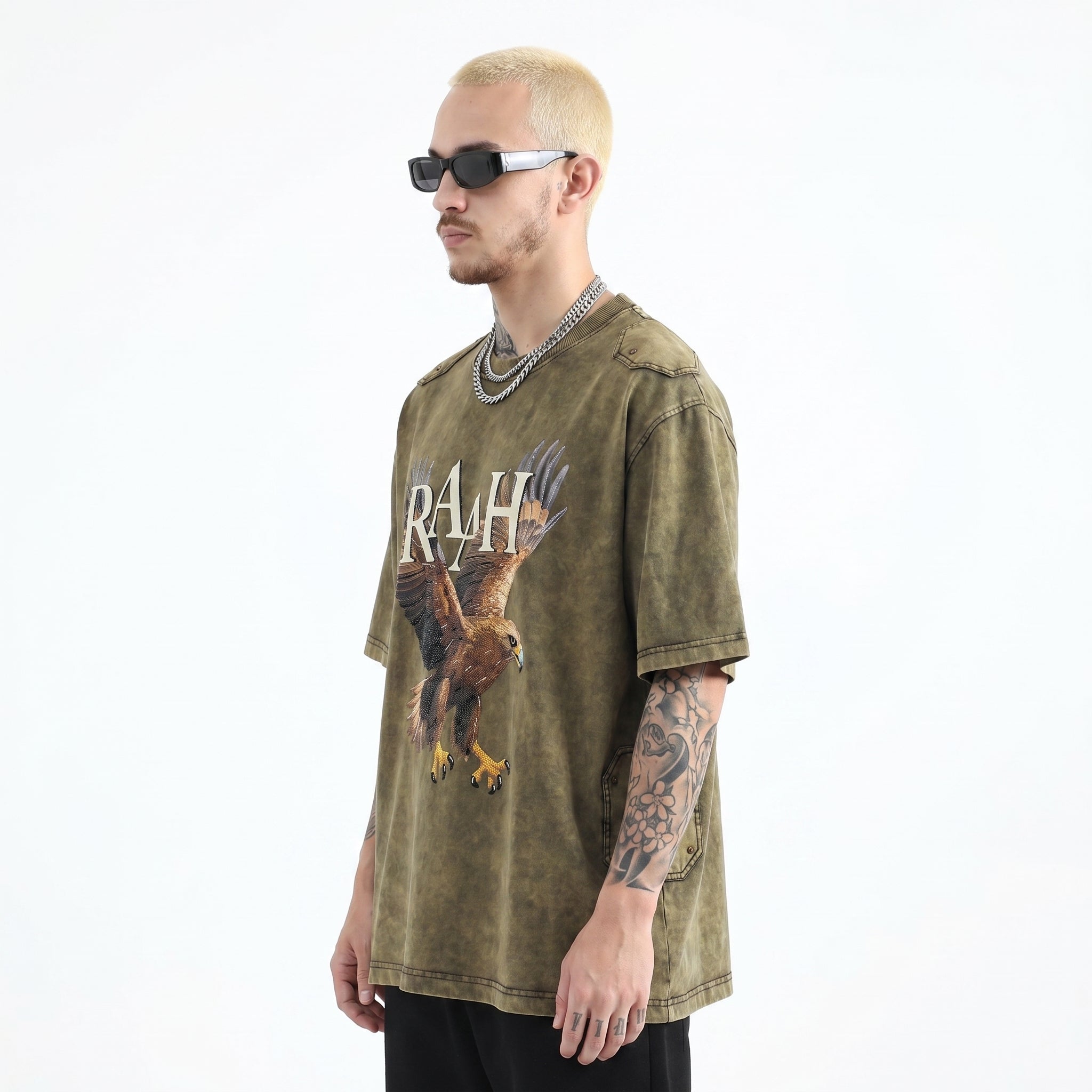 Drop 03 - Olive SkyHunt T-Shirt
